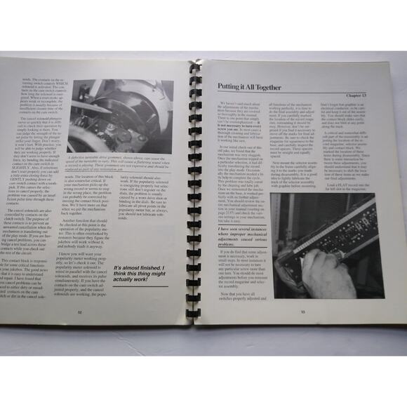 Seeburg Model C Jukebox Resoration Service Repair Phonograph Music Manual 1993 - Picture 4 of 5